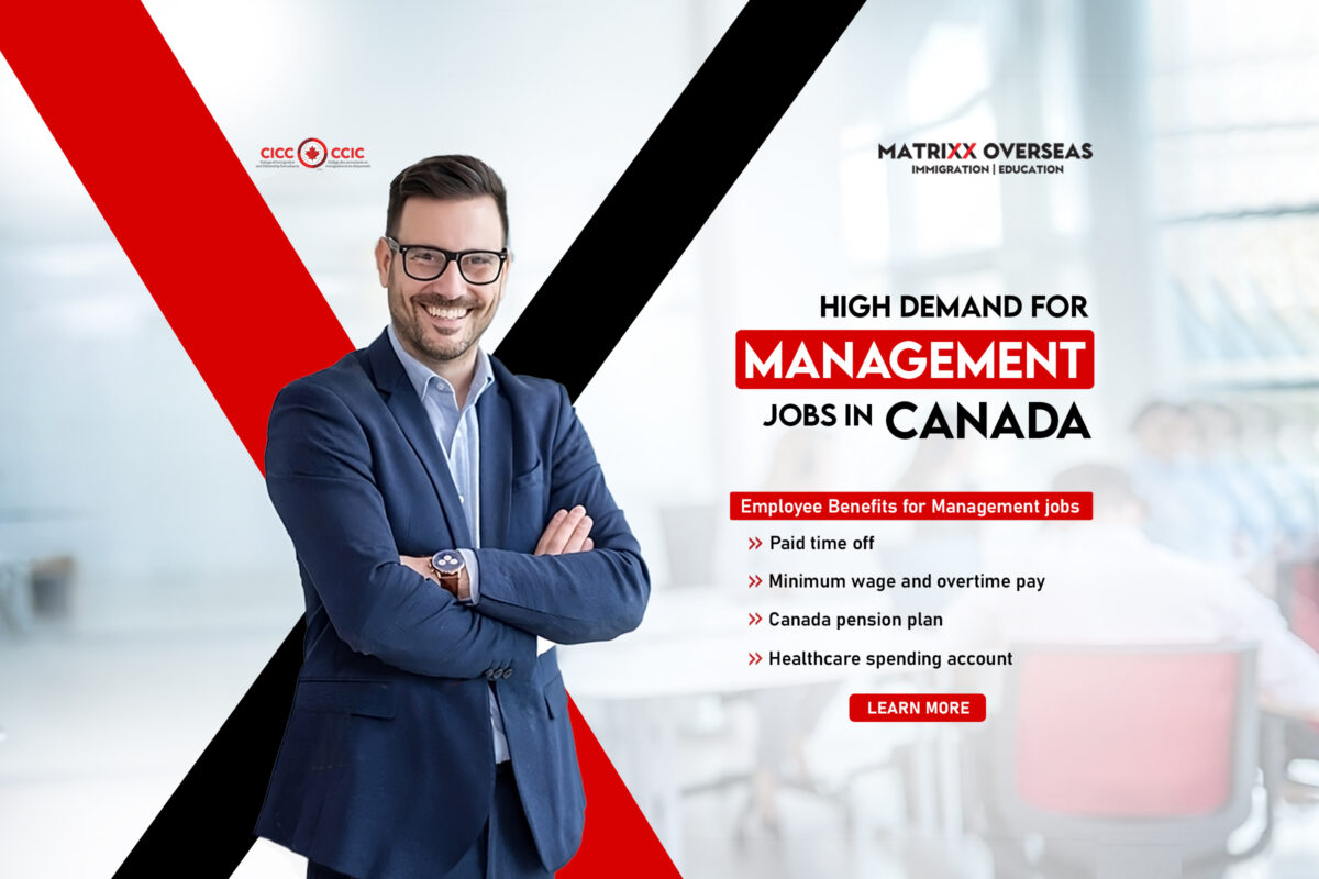 High demand for management jobs in Canada